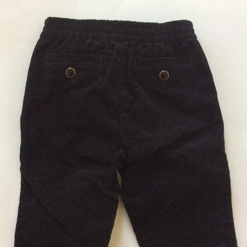 Janie and Jack Victorian Holiday black pants - Picture 3 of 4